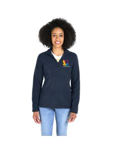 Charles River Apparel Women's Compass Microfleece Pullover