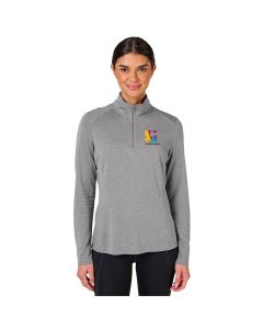 Charles River - Women's Vista Tri-Blend Quarter Zip Pullover