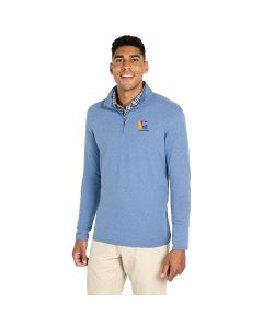 Charles River Men's Heathered Eco-logic Stretch Quarter-Zip