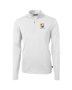 Cutter & Buck - Mens Virtue Eco Pique Recycled Quarter-Zip Pullover