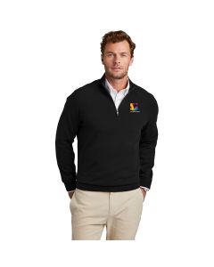 Brooks Brothers - Cotton Stretch 1/4-Zip Sweater