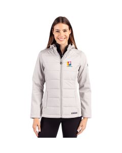 Cutter & Buck Women's Evoke Hybrid Eco Softshell Recycled Jacket